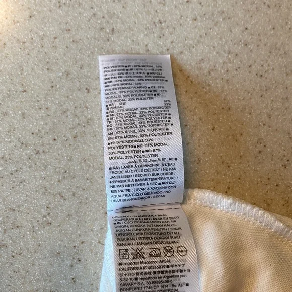 Banana Republic NWT Cream Wrap Effect Blouse Women Size M - Picture 6 of 9